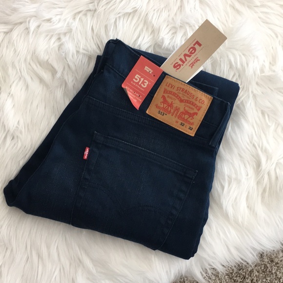 Men’s Dark Wash Denim Jeans - Picture 3 of 3